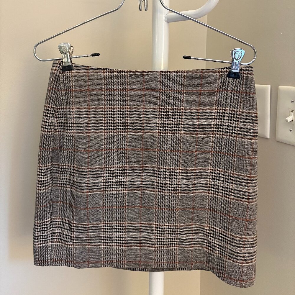 Express Plaid Mini Skirt
